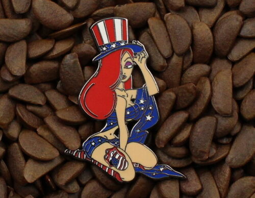 Jessica Rabbit Pins Rolling Stones Uncle Sam Patriotic Pin
