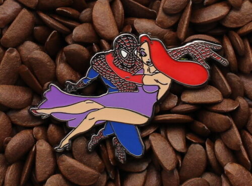 Jessica Rabbit Pins With Spiderman Pin