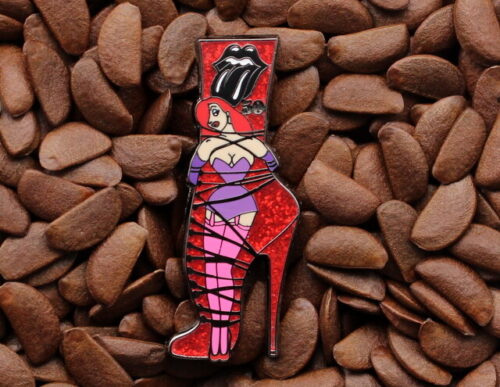 Jessica Rabbit Pins Bondage Shoe Fetish Rolling Stones Pin