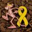 Yellow Ribbon Pin Pink Panther Pins