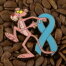 Blue Ribbon Pin Pink Panther Pins