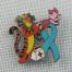 Blue Ribbon Pins Tigger Piglet Red Cross Doctor Pin