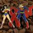 Red Ribbon Pins Wonder Woman Superman Pin