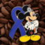 Dark Blue Ribbon Pins Mickey Mouse Doctor Pin
