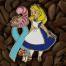 Blue Ribbon Pins Alice Cheshire Cat Pin