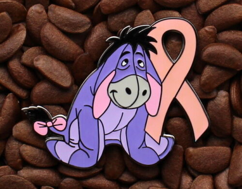 Pink Ribbon Pin Eeyore Pins