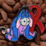 Red Ribbon Pin Eeyore Pins