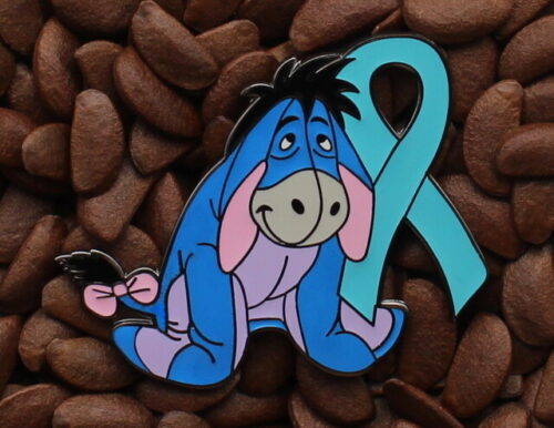 Blue Ribbon Pin Eeyore Pins