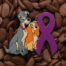 Purple Ribbon Pin Lady The Tramp Pins
