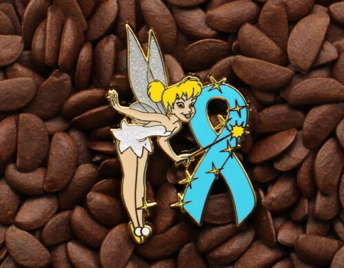Blue Ribbon Angel Tinker Bell Pin