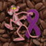 Purple Ribbon Pin Pink Panther Pins