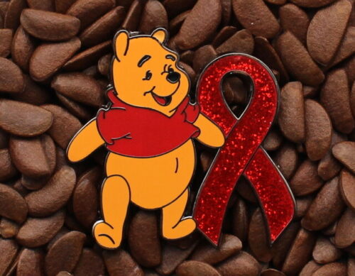 Red Ribbon Pins Winnie The Pooh Pin