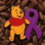 Purple Ribbon Pins Winnie The Pooh Pin
