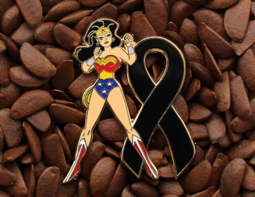 Black Ribbon Pin Jessica Rabbit Pins Patriots Wonder Woman