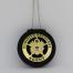 Old West Style Fugitive Recovery Metal Agent Badge & Holder