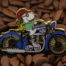 Snoopy Peanuts Pins Woodstock BSA Motorcycle pin