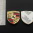 Porsche Crest Metal Enamel Car Emblem 1 Inch Tall Sticker